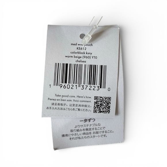 Kate Spade NY Chelsea Medium Wristlet Pouch Bag Colorblock - Picture 5 of 5